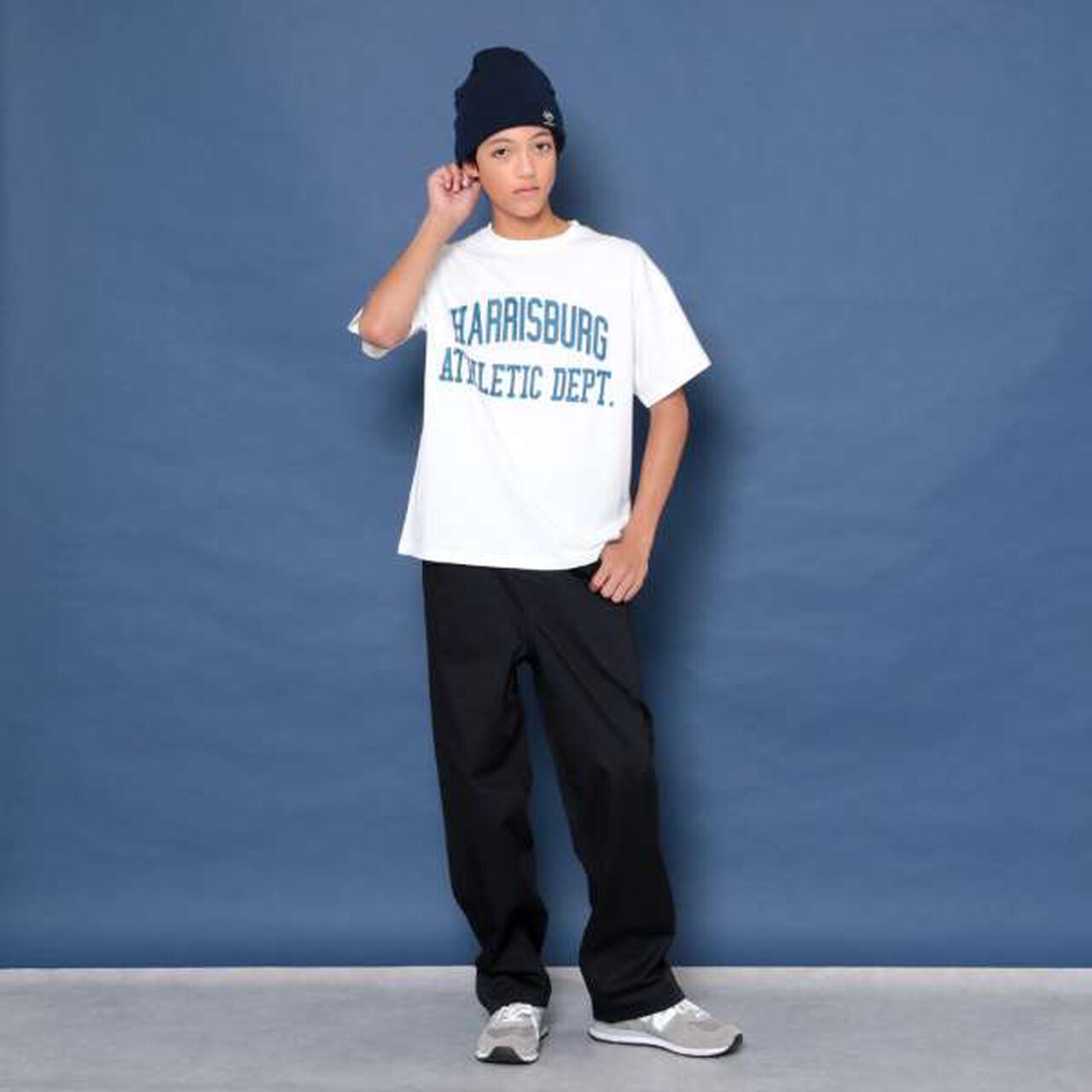 Stretch Twill Baggy Pants,Khaki, large image number 11