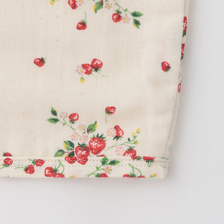 Wild Strawberry Gauze Sleeper,Pearl white, medium image number 5