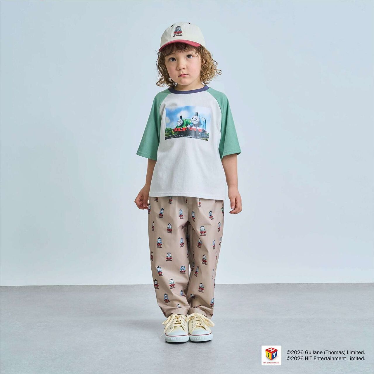 Thomas the Tank Engine All-Over Pattern Pants,Beige, large image number 14