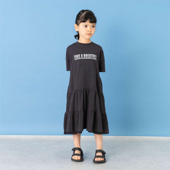 Tiered Tunic One-Piece Dress,Ivory, medium image number 4