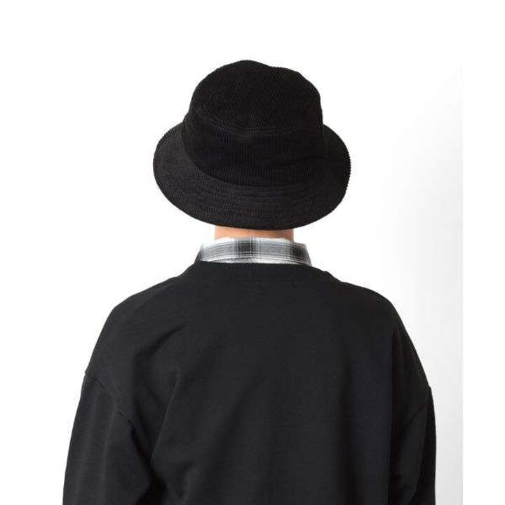 Corduroy Bucket Hat,Charcoal gray, medium image number 2
