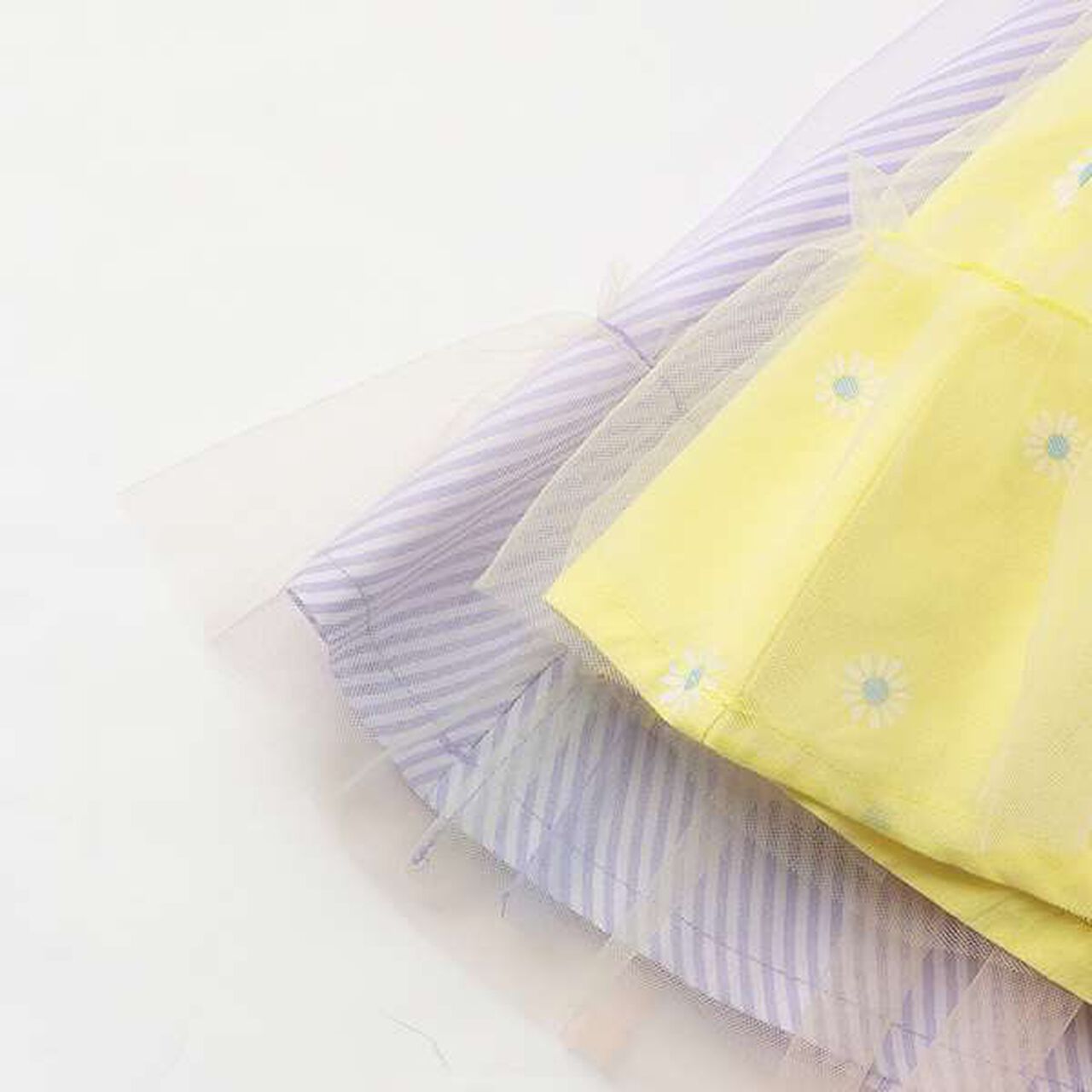 Tulle Skirt,Yellow, large image number 5