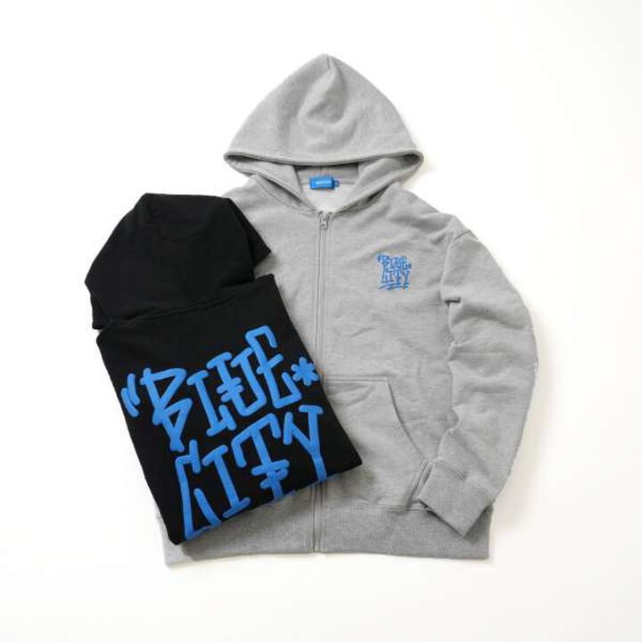 Quick-Dry Resistant to Pilling Back Print Zip-Up Big Parka,Top gray, medium image number 4