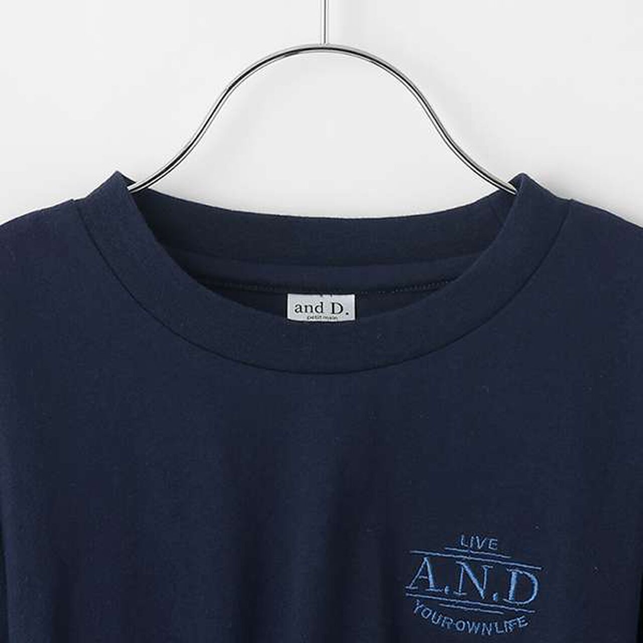 Fabric Docking Dress,Navy, large image number 2