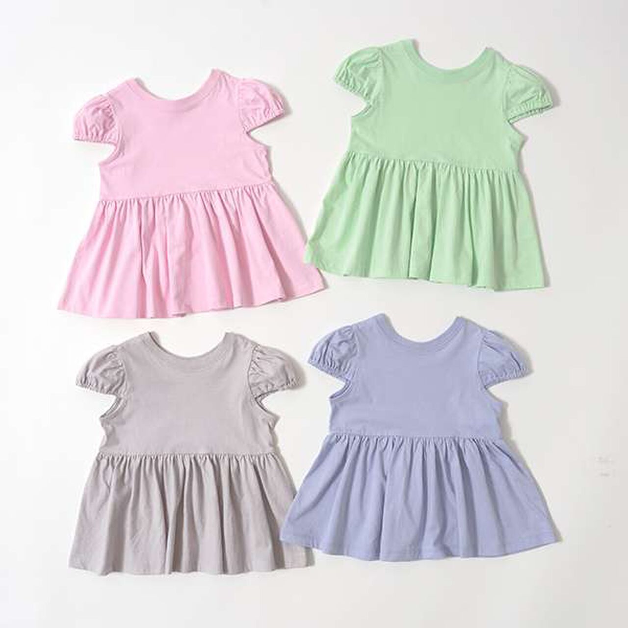 [Cool Touch] Either Way Is Fine Peplum T-Shirt,Silver gray, large image number 1