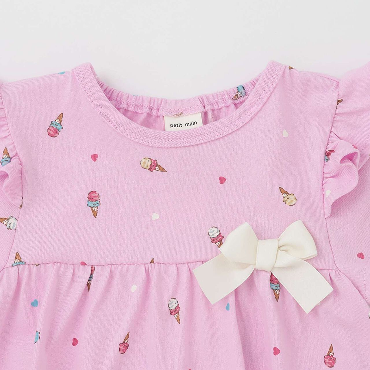 [Web Exclusive] GIRLS Short-Sleeve Pajamas,Ivory, large image number 4