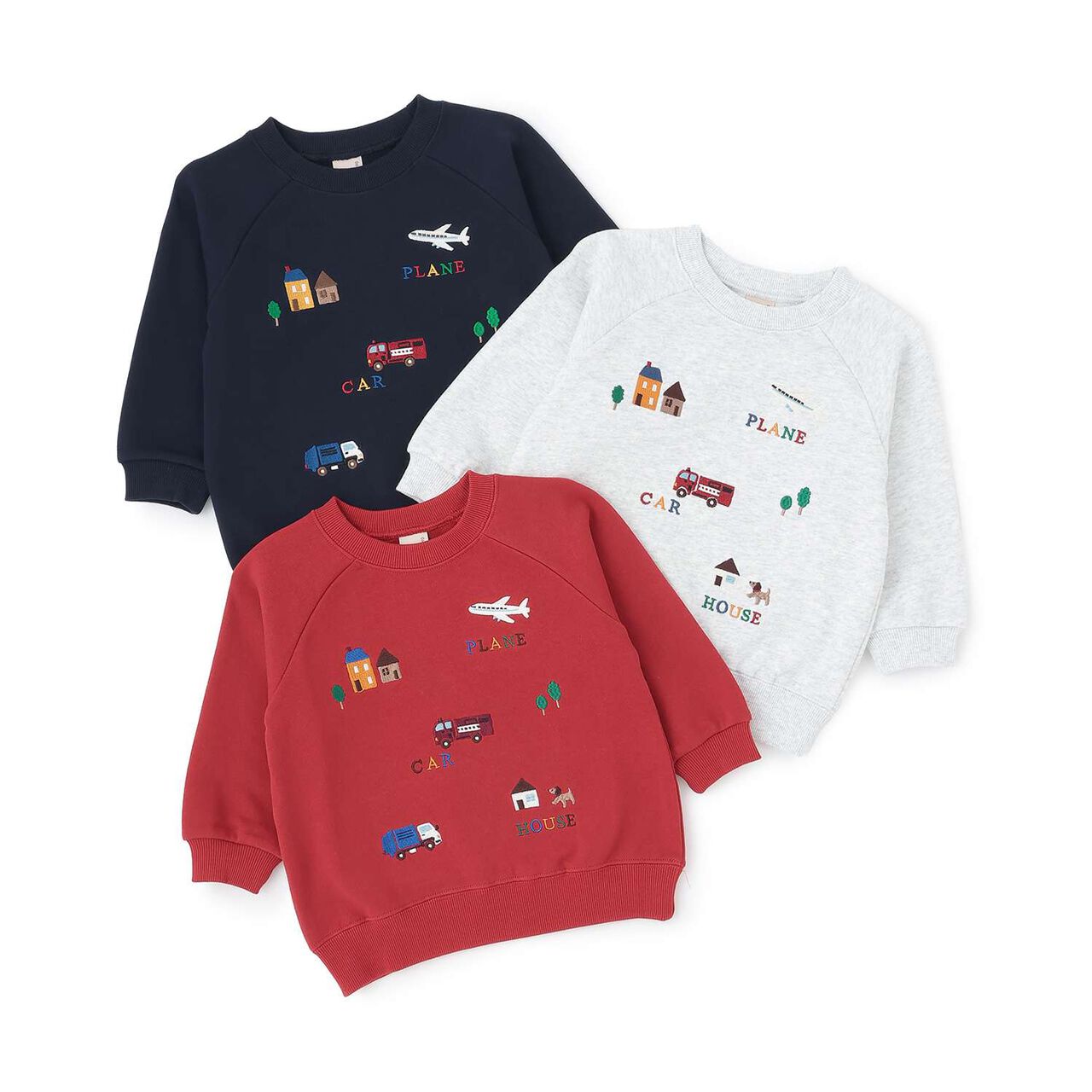 Work Vehicle Embroidered Sweatshirt,Smoke white, large image number 10