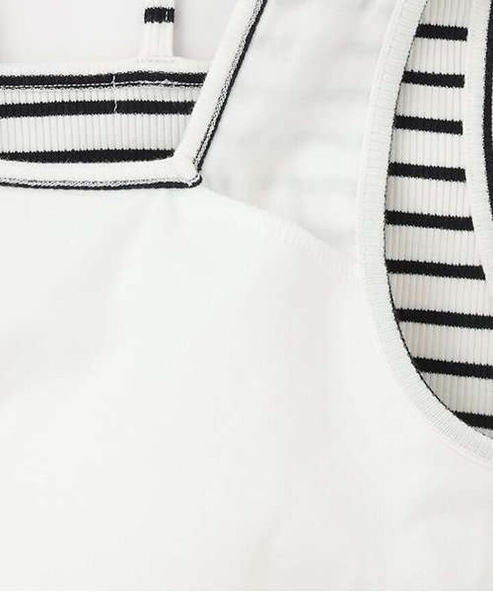 Black Cross Halter Tank,Multi color, medium image number 2