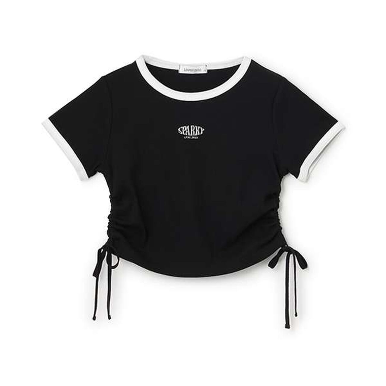 Cool Sensation Drawstring Ribbed T-Shirt,Green, large image number 5