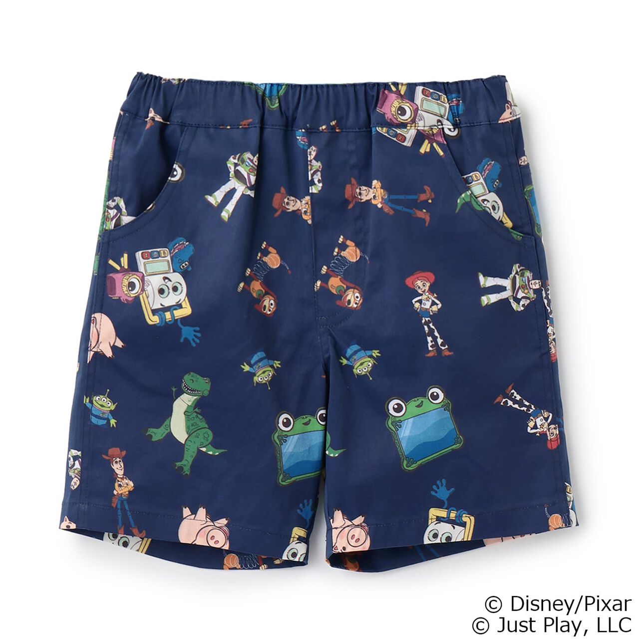 [Disney & Pixar] TOY STORY 5 All-Over Pattern 5-Minute Length Pants,Navy, large image number 0