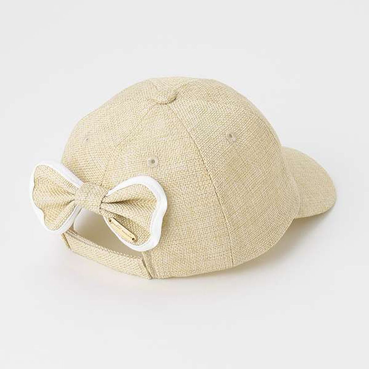 Woven Ribbon Back Cap,Black, large image number 13
