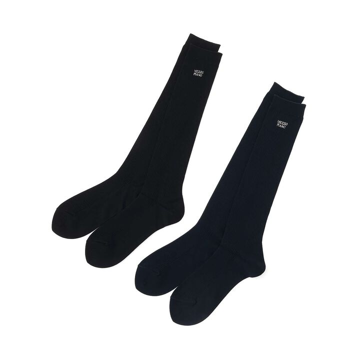 Slim Rib Knee-High Socks,Black, medium image number 3