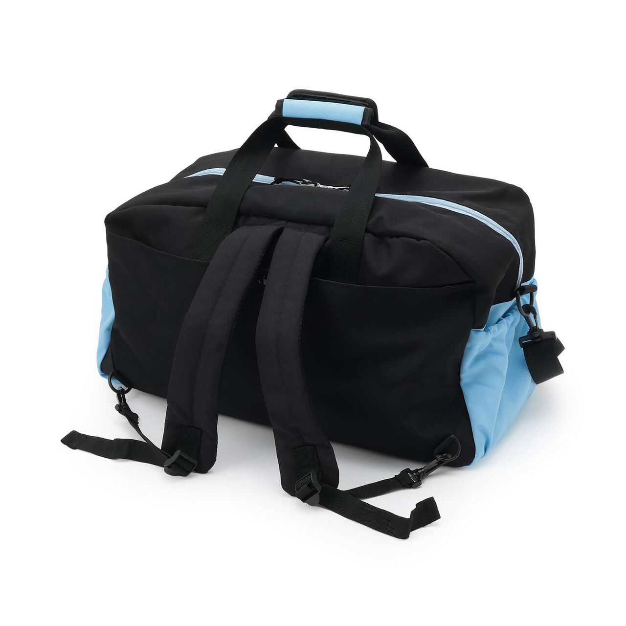 [43L Water Repellent 3WAY Boston Backpack with Flasher],Sax blue, large image number 5