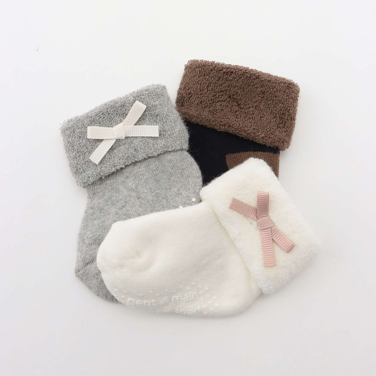 Baby 3-Piece Socks,Green, large image number 2