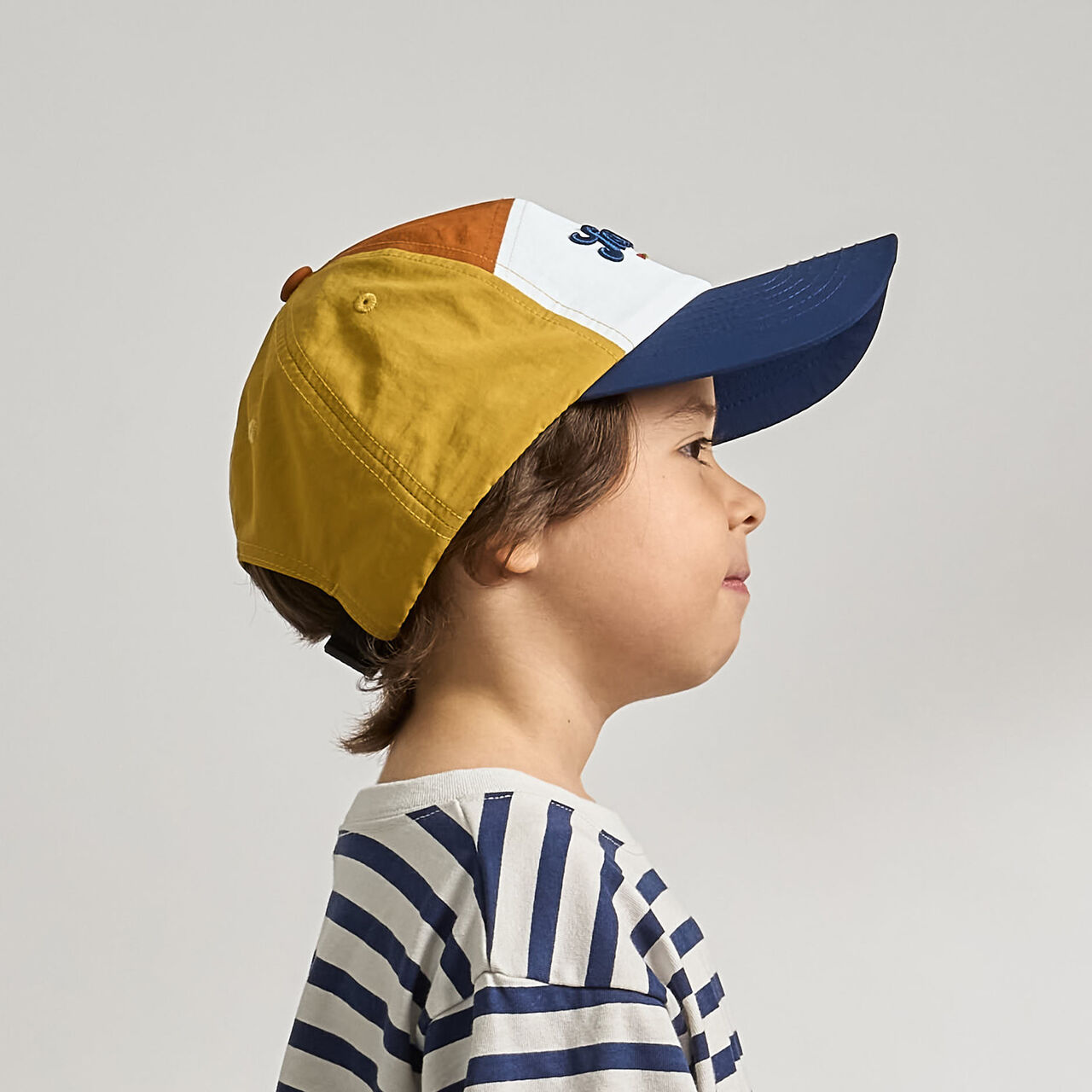 Logo Embroidery Cap,Ivory, large image number 8