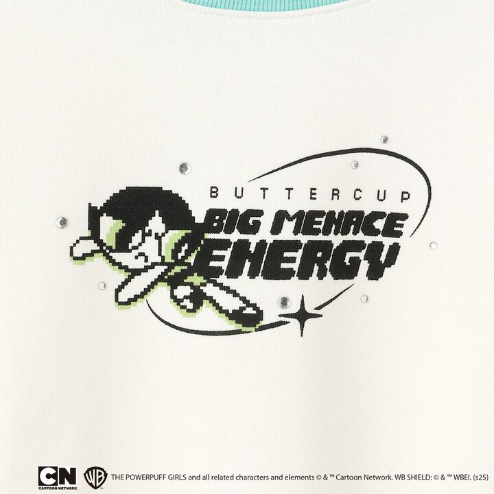 [Anti-Stain Finish] Powerpuff Girls Assorted Fleece Characters,Light green, medium image number 3