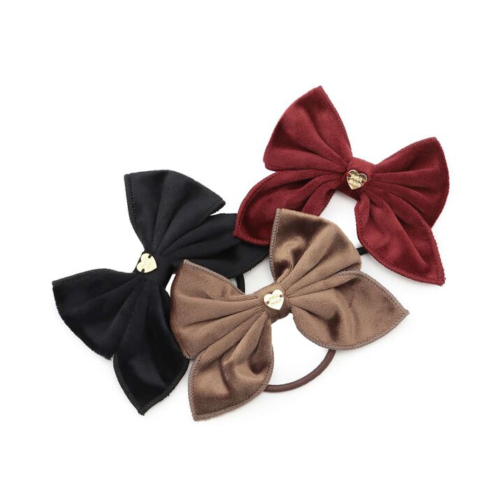 Ribbon Hair Tie,Black, medium image number 4