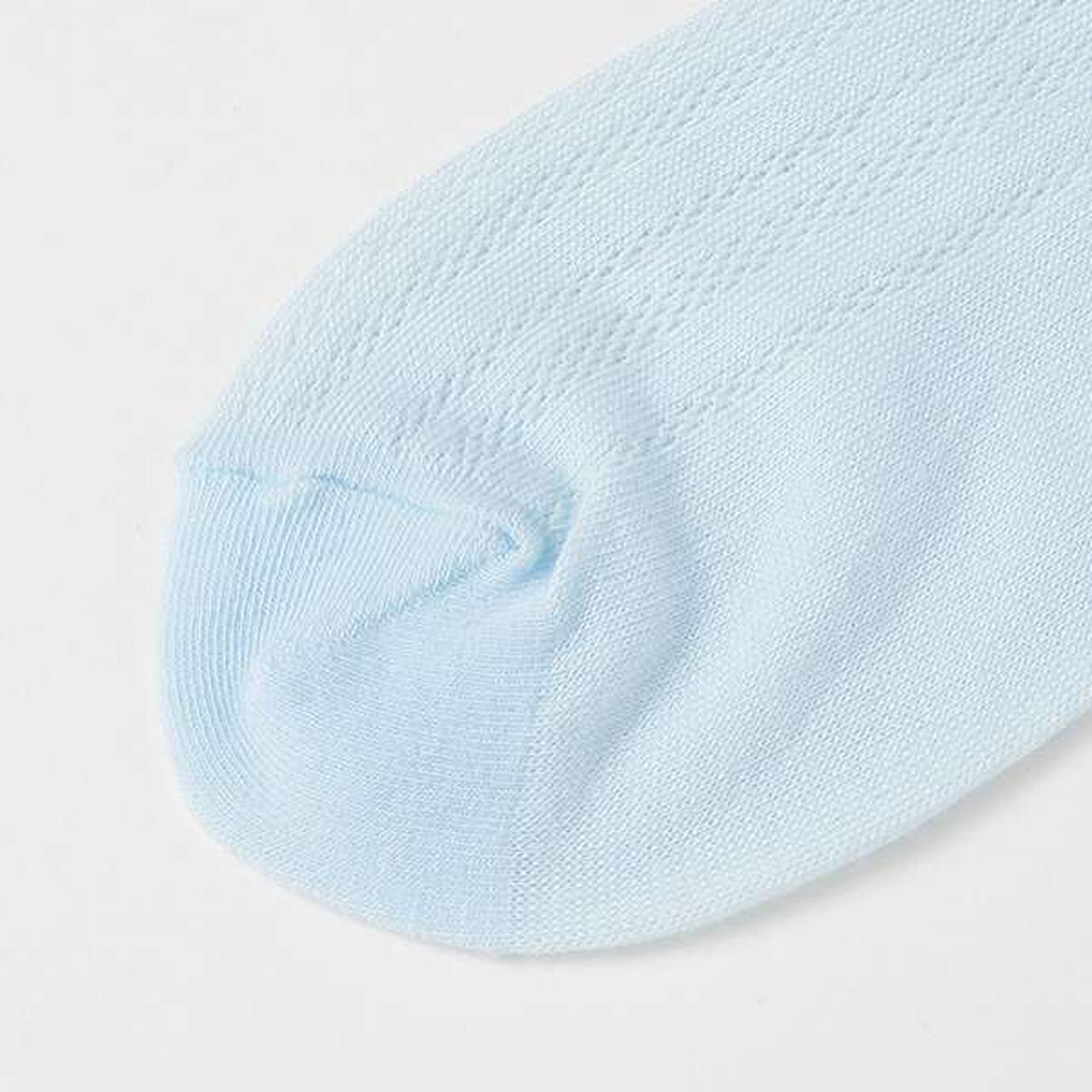 Ribbon Full Crew Socks,Sax blue, large image number 2