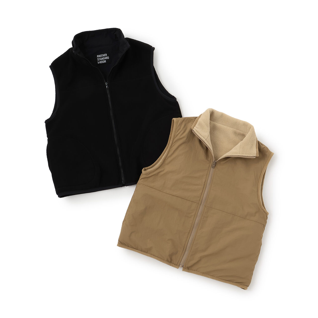 Reversible Vest,Camel, large image number 25