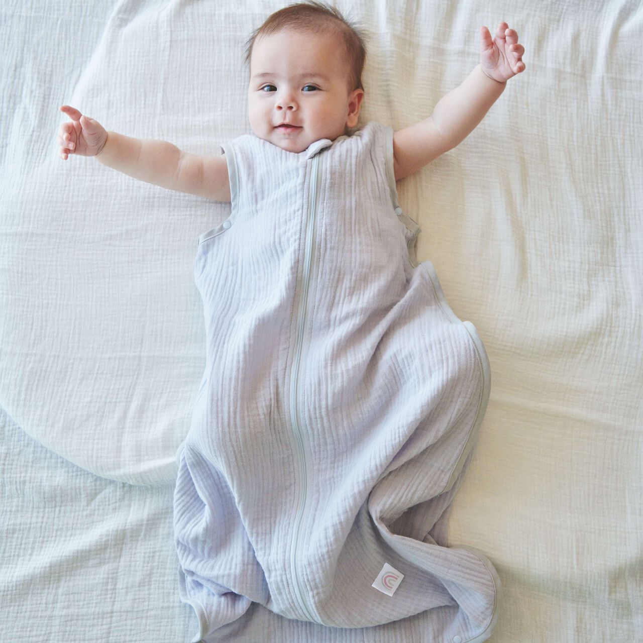 Fluffy Gauze Sleeping Bag,Light pink, large image number 14