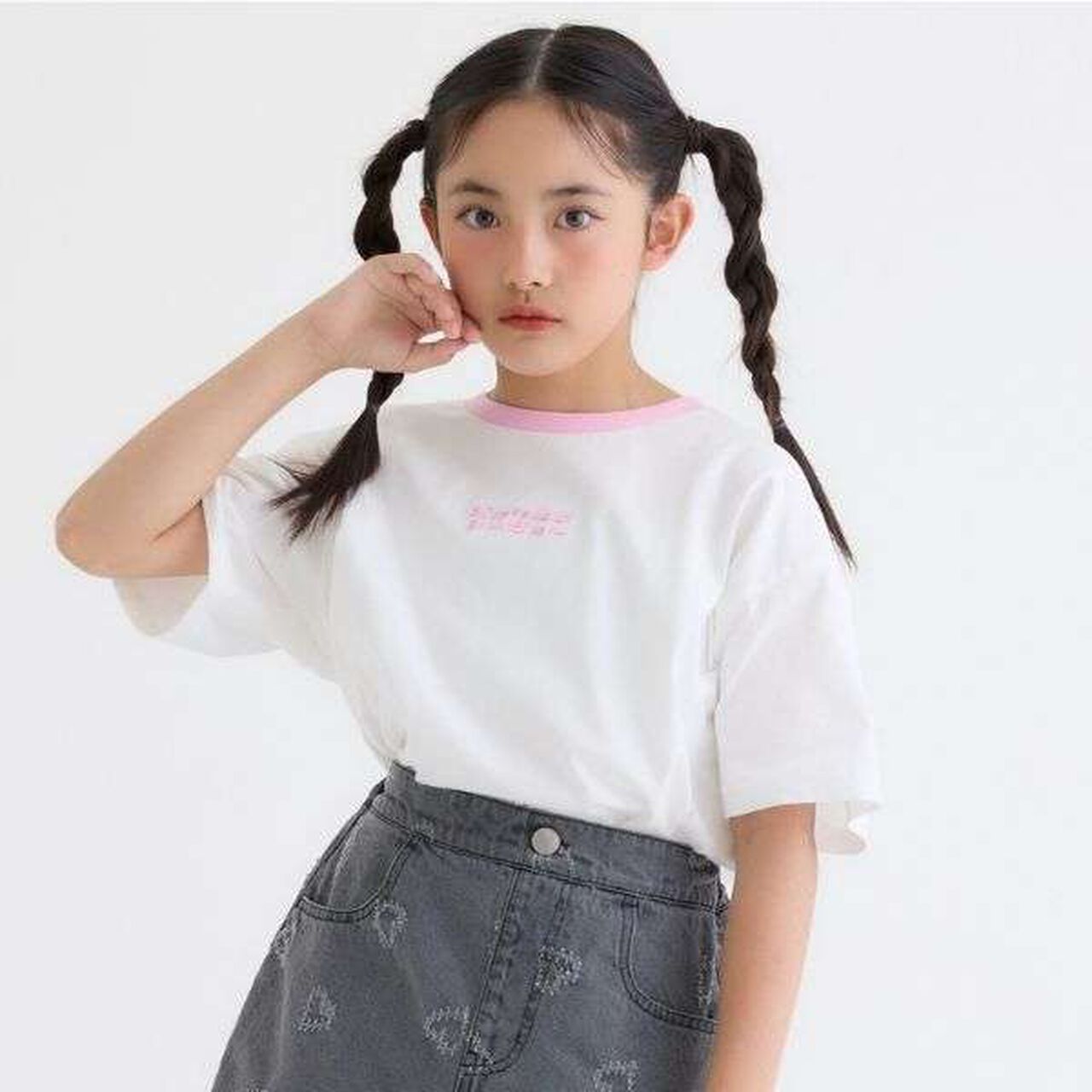 [Tokyo Limited] Pink Latte Tokyo Big T-Shirt, 100% Cotton,Pink, large image number 9