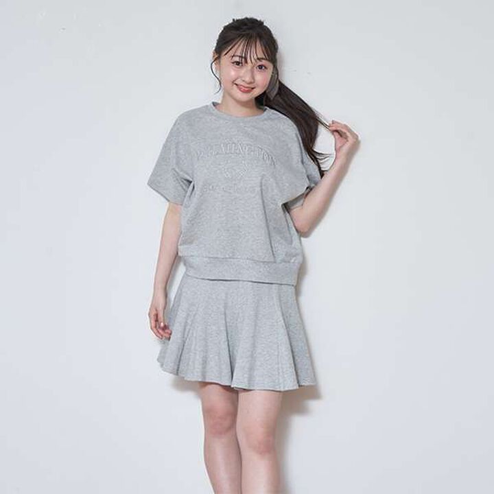 Flared Skirt Set,Black, medium image number 9