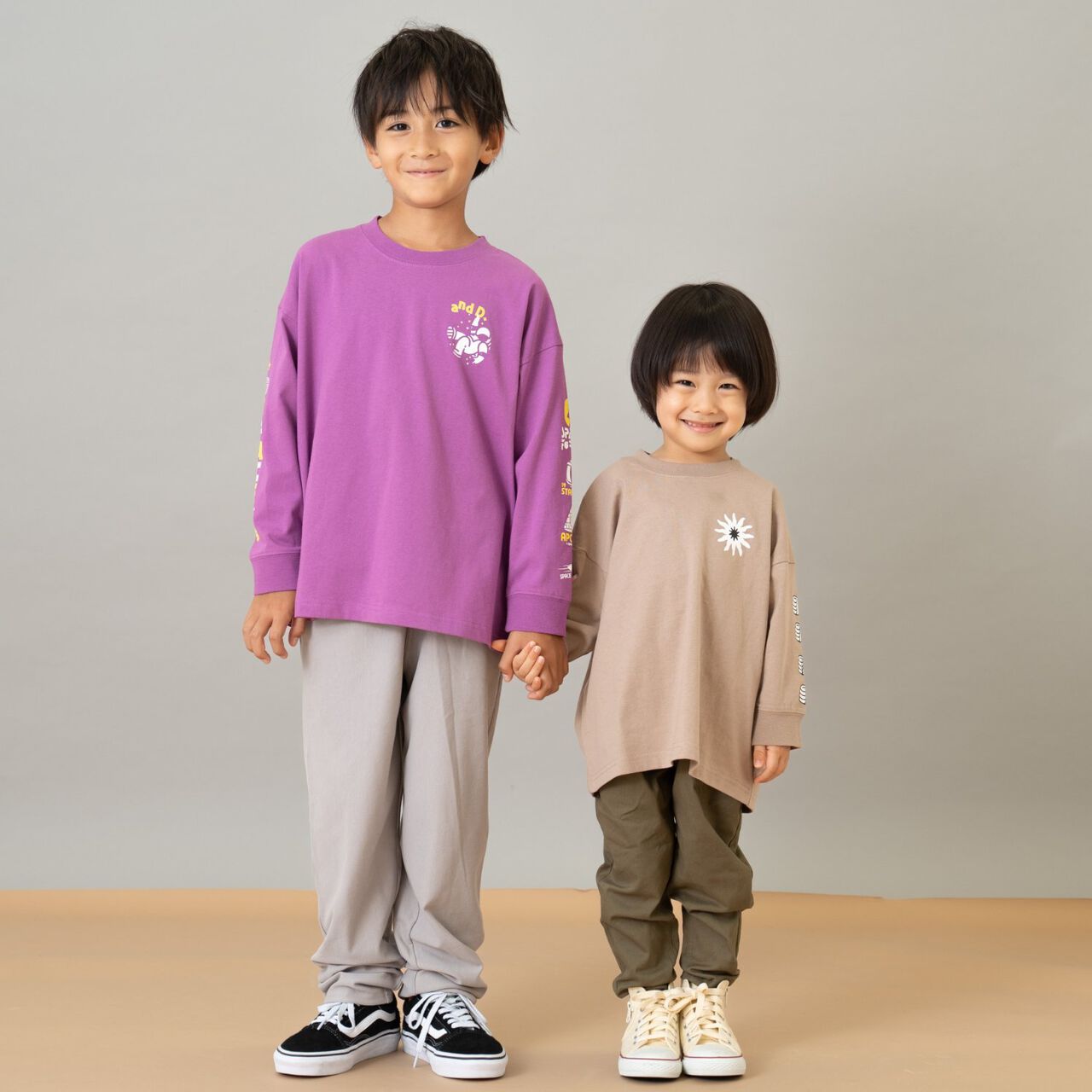 100% Cotton Assorted Sleeve Printed Long Sleeve T-Shirt,Cinnamon, large image number 12