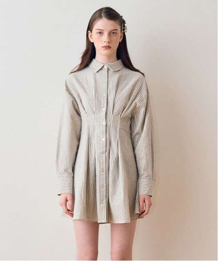 Shirt One-Piece Dress,Off white, medium image number 16