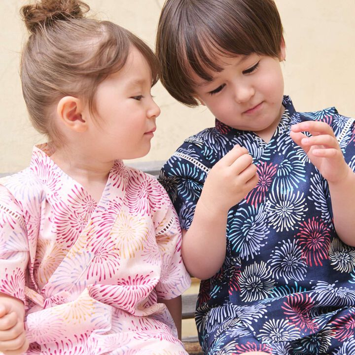 [Easy Wear] Boys Assorted Jinbei,Pearl white, medium image number 6