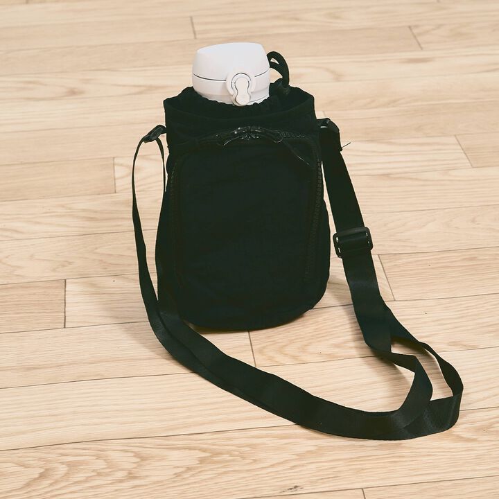 [School-Ready] Bottle Cover with Pockets,Black, medium image number 10