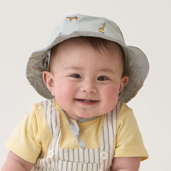 [Heat-Resistant] Embroidered Bucket Hat,Pink, medium image number 5