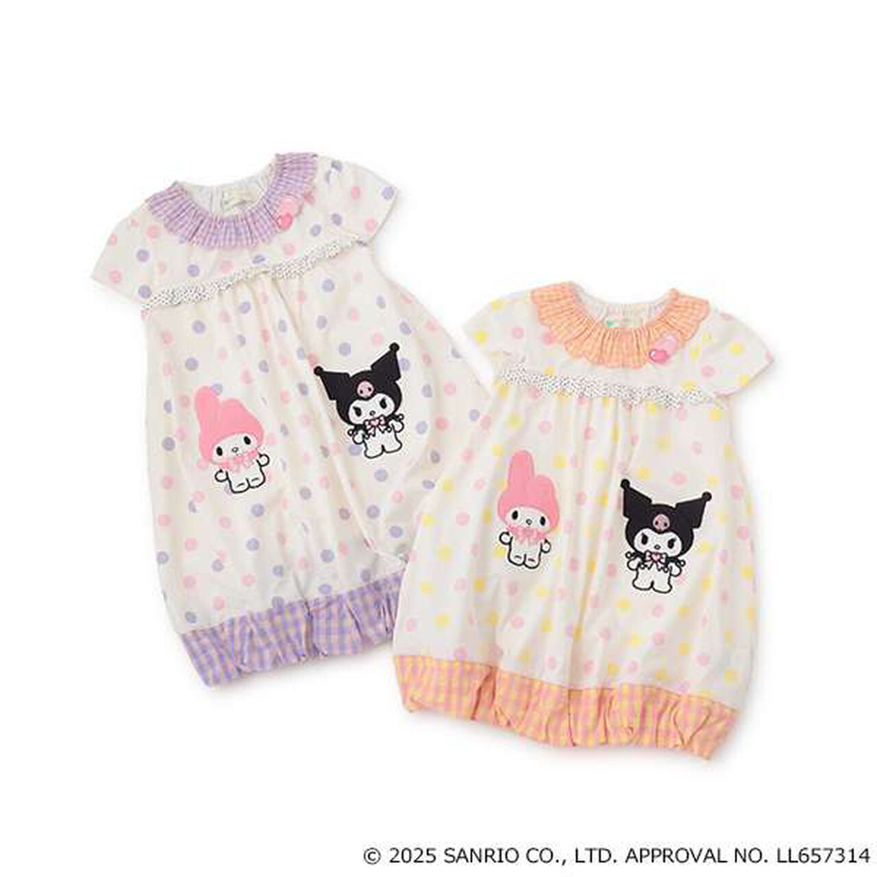 [My Melody / Kuromi] One-Piece Dress,Pink, large image number 7
