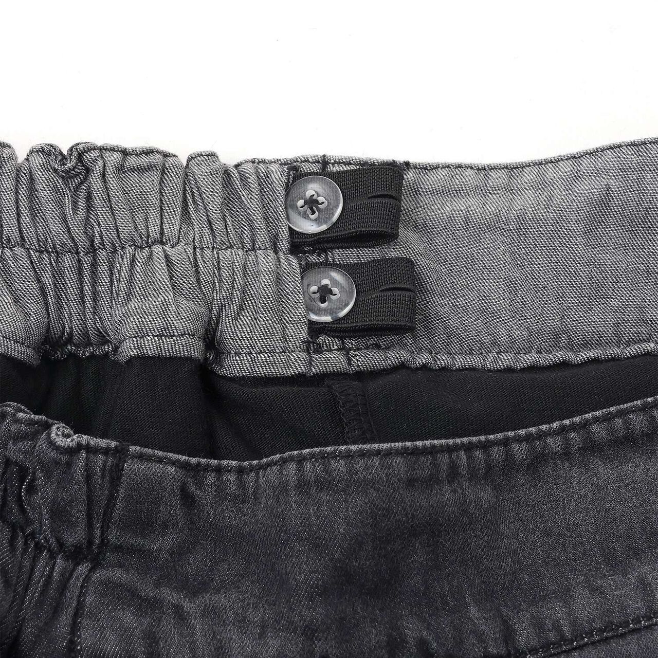 Lace-Up Box Pleated Skirt-Pants,Ivory, large image number 3