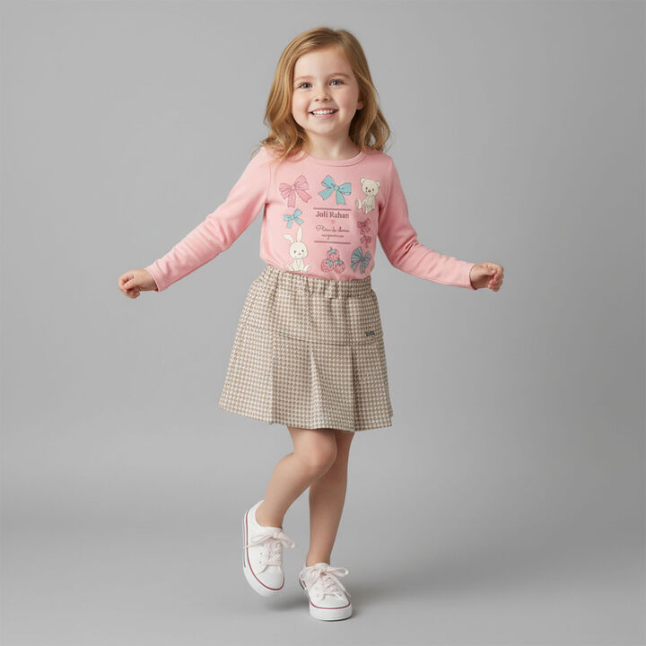 990T Long-Sleeve Plush Ribbon,Navy, medium image number 9