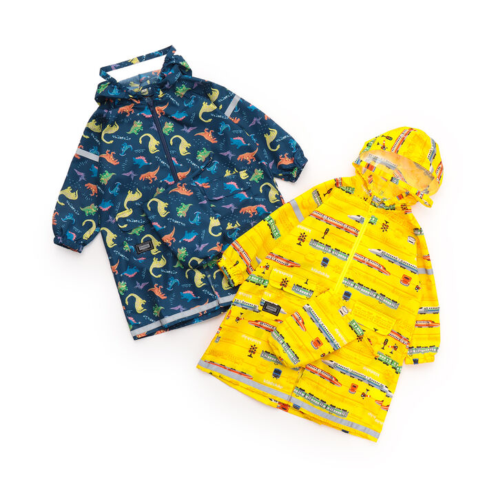 All-Over Pattern Raincoat,Yellow, medium image number 11