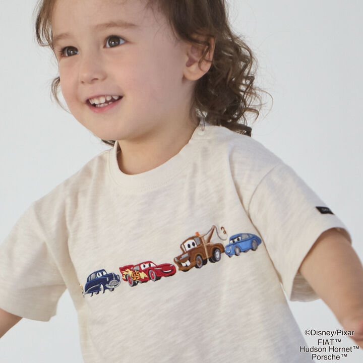 [Disney/Pixar] Cool Touch Cars Appliqu&eacute; T-Shirt,Light green, medium image number 5