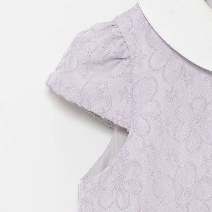 Kids Bolero Jacket + Jacquard Dress Set,Lavender, medium image number 19