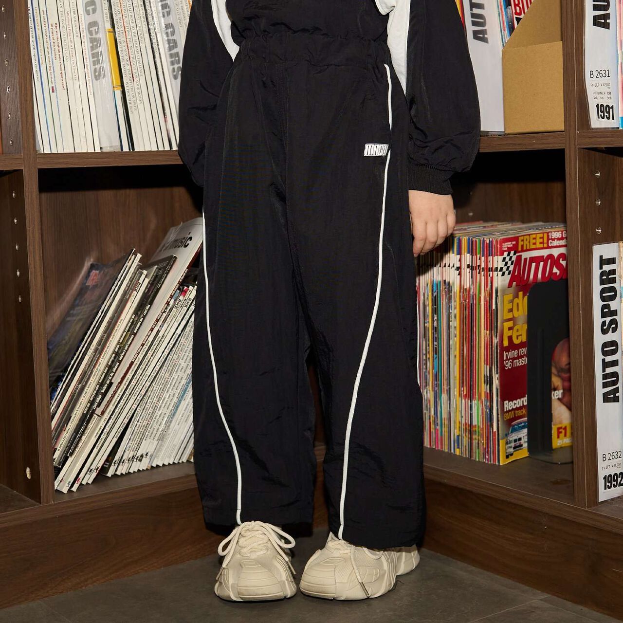 [MNCM] Side Line Wide Pants (Coordinatable Setup),Navy, large image number 29