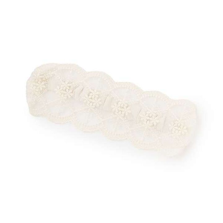 Lace Headband,Pearl white, medium image number 2