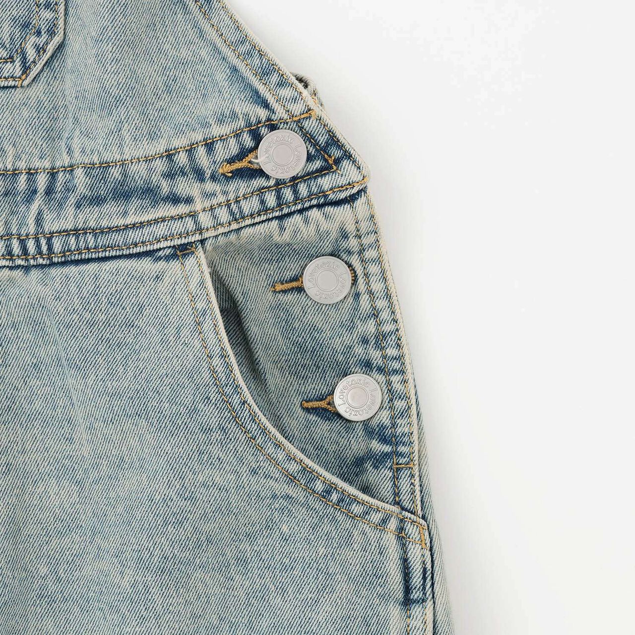 [BS] Denim Overalls,Blue, large image number 16