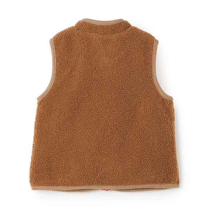 Cars Boa Fabric Vest,Navy, medium image number 1