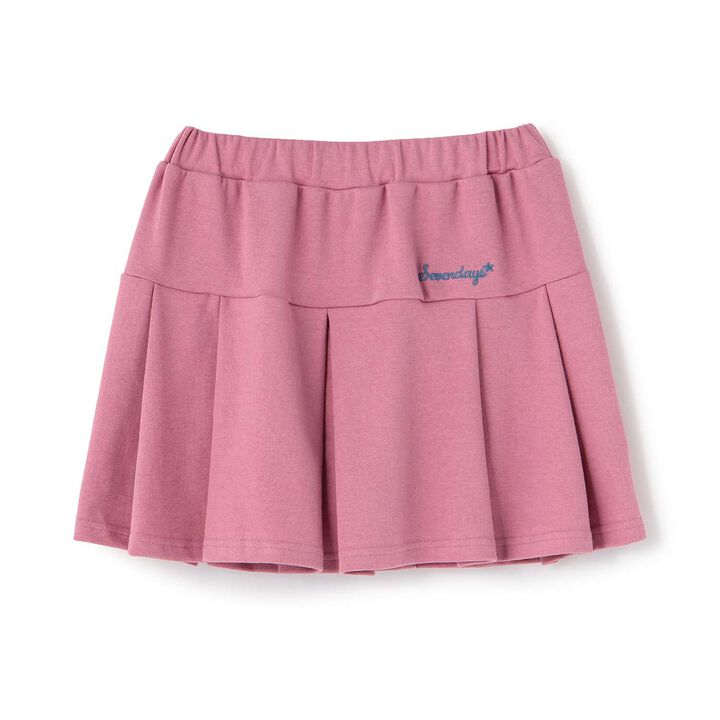 [7days] Cut Pleated Skirt-Pants,Pink, medium image number 12
