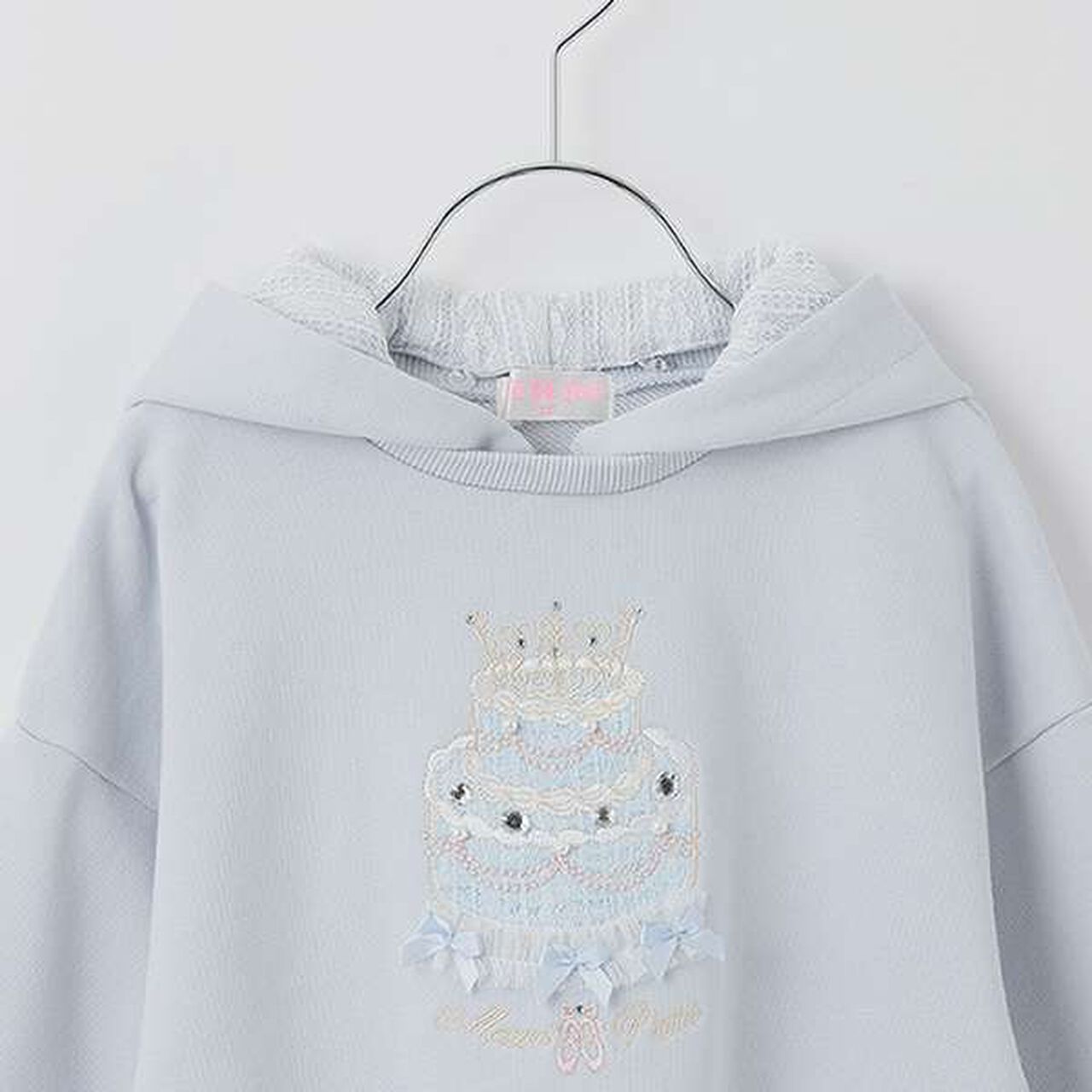 Tiara Cake Hoodie,Sax blue, large image number 2