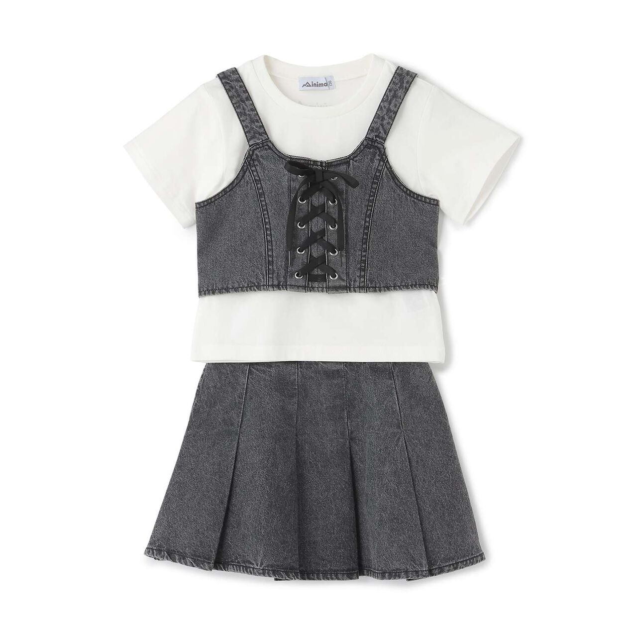 [Ready-to-Wear] Bustier Skirt Outfit Set with Inner Lining,Multi color, large image number 6
