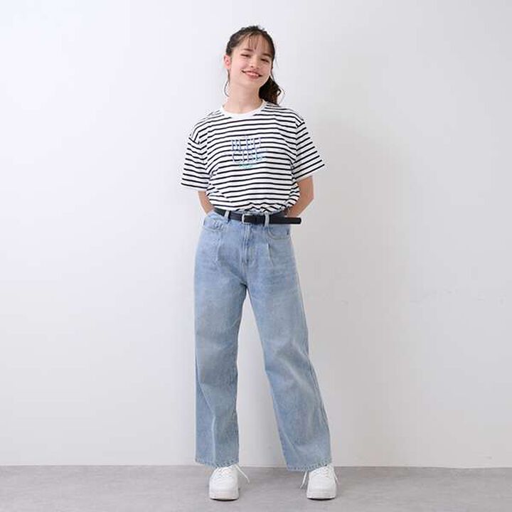 [GOOD PRICE] French Logo T-Shirt,Navy, medium image number 11