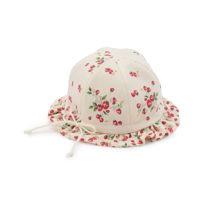 Wild Strawberry Flower Hat [Organic] [Made in Japan],Pearl white, medium image number 1