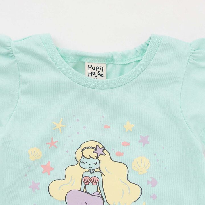 Mermaid Motif T-Shirt,Lavender, medium image number 2