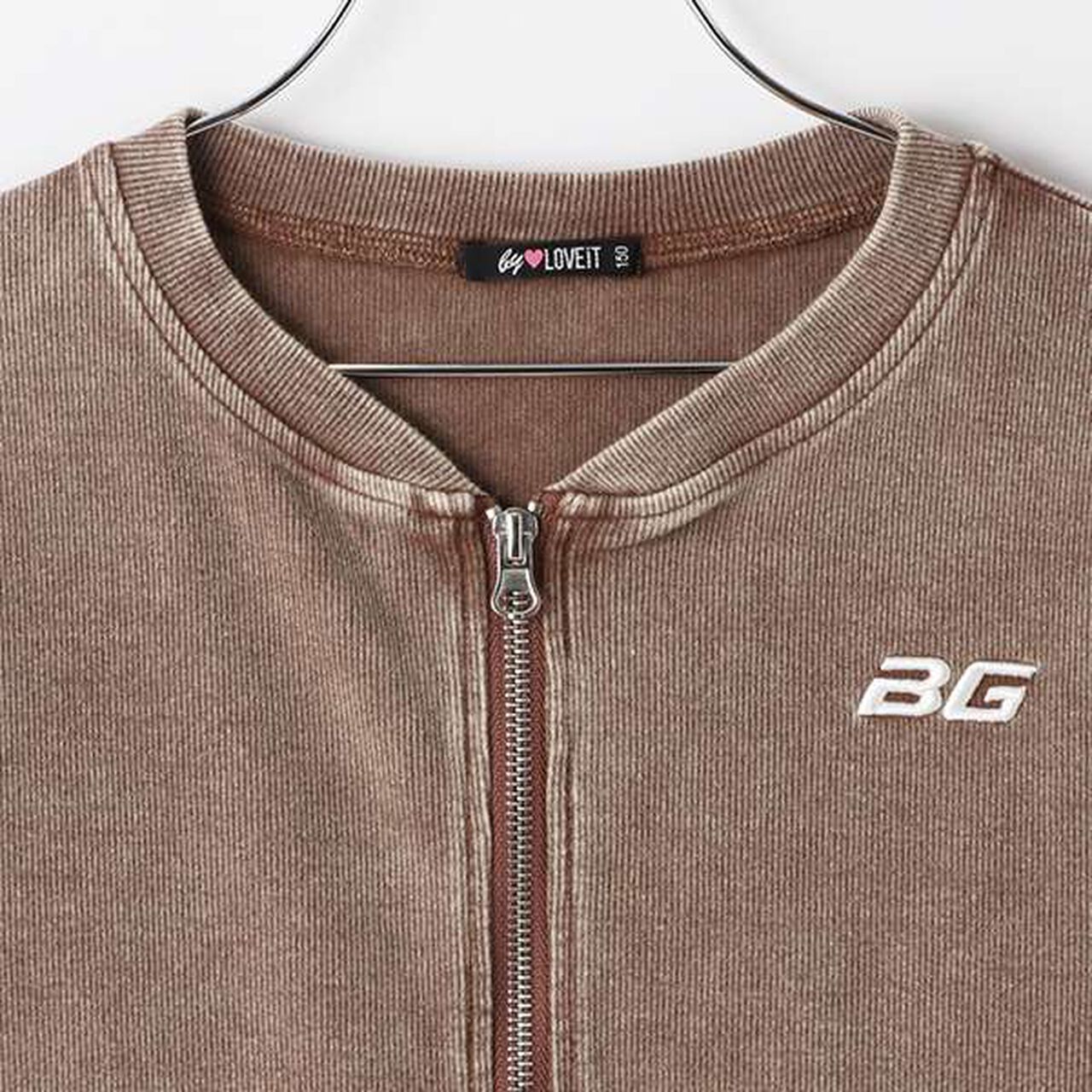 W Zip Tereko Cardigan,Off white, large image number 7