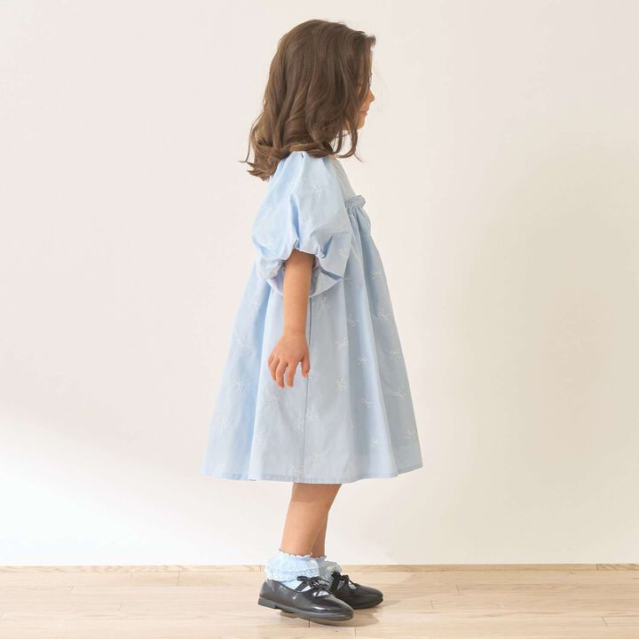 Ribbon Embroidery Fluffy One-Piece Dress [Lycee Mine Ballet Series],Pink, medium image number 20