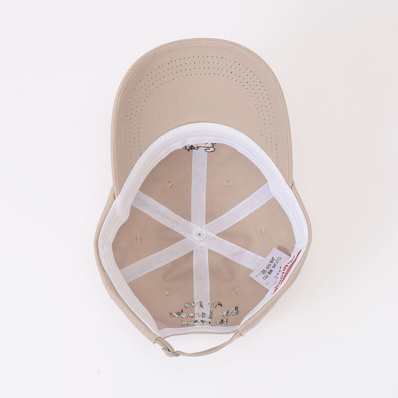 [Benrenovitz] Assorted Dog Embroidery Cap,Beige, large image number 8